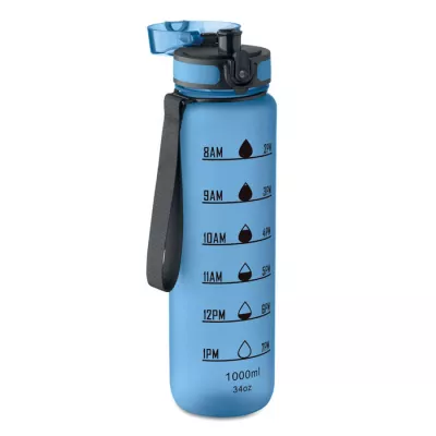Butelka sportowa RPET 1000 ml ISFORDEN MARK - Przezroczysty Blekitny (MO2672-52)