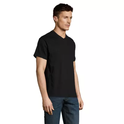 Koszulka męska V-neck 150 g/m² Sol's VICTORY - Deep Black (S11150-DB)