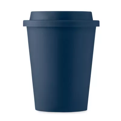 Kubek dwuścienny z PP z ustnikiem 300 ml NOLA - Francuski Granat (MO6582-85)