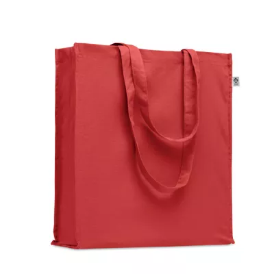 Torba z bawełny organicznej 220 g/m² BENTE COLOUR - Czerwony (MO2197-05)