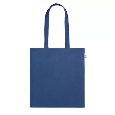 Torba z bawełny z recyklingu 140 g/m² VIVEKA COLOUR - Niebieski (MO2302-37)