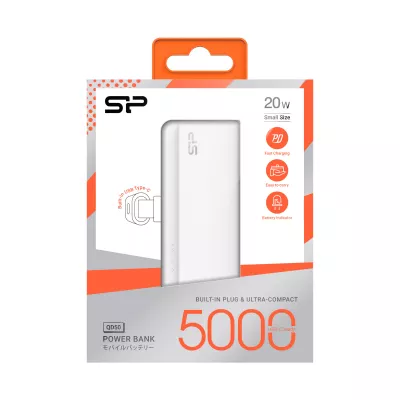 Power bank QD50 5000 mAh Silicon Power - biały (EG834306)