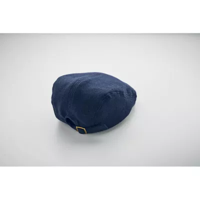 Czapka kaszkiet melanżowa 335 g/m² BLIND PEAK - Niebieski (MO2966-04)