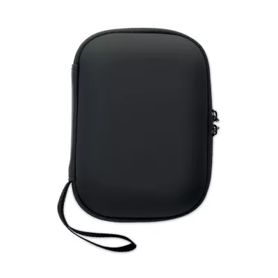 Apteczka pierwszej pomocy w twardym etui z PU CARETWO - Czarny (MO2818-03)