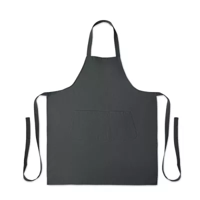 Fartuch z bawełny organicznej 240 g/m² GAMMA - Kamienny Szary (MO2249-15)