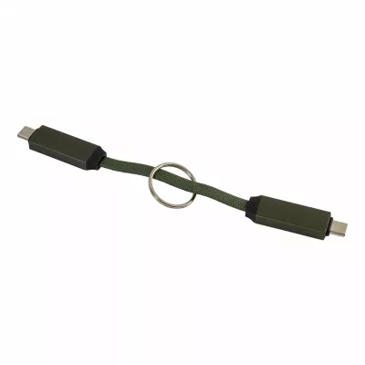 Keycab přívěsek na klíče 60W kabel USB-C - ciemno zielony (AP864151-07A)
