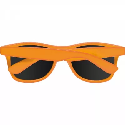 Pomarańczowe okulary przeciwsłoneczne reklamowe z nadrukiem