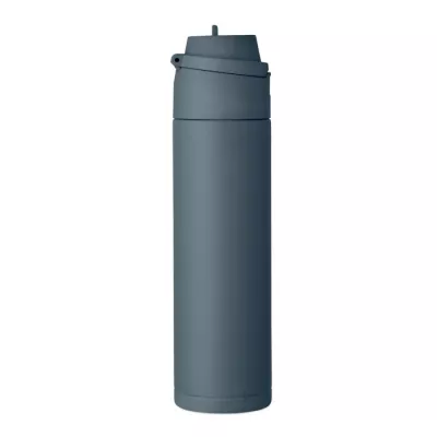 Butelka termiczna ze słomką 2 w 1 500 ml TOIEN TWO - Petrol (MO2988-20)