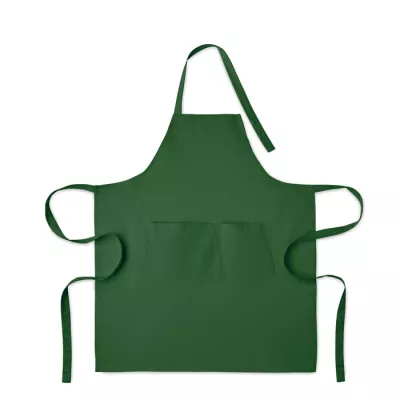 Fartuch z bawełny organicznej 240 g/m² GAMMA - Ciemnozielony (MO2249-60)