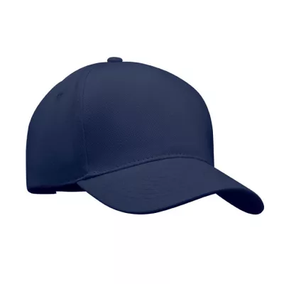 Czapka z daszkiem 5-panelowa 260 g/m² LONG BEACH SINGA - Francuski Granat (MO6875-85)