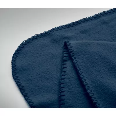 Koc polarowy RPET 120x150 cm 130 g/m² BOGDA - Niebieski (MO6805-04)