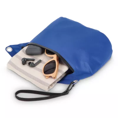 Wodoodporna torba na ramię z ripstopu 33 x 23 x 13 cm - ciemnoniebieski (LT95344-N0010)
