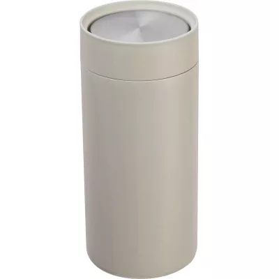 Kubek termiczny stalowy z recyklingu LE PORT MoLu 360 ml - beżowy (535313)