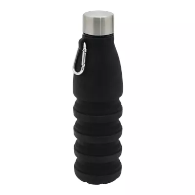 Składana butelka do picia 550 ml BIG GETS SMALL - czarny (56-0603190)