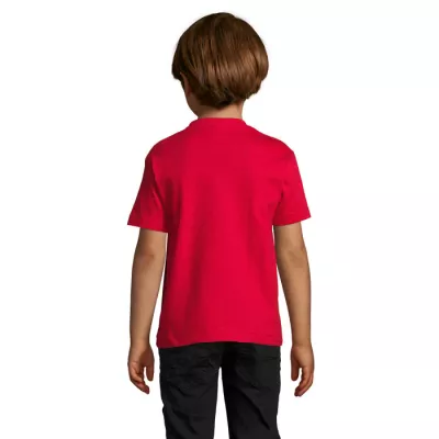 Koszulka dziecięca 190 g/m² Sol's IMPERIAL KIDS - Czerwony (S11770-RD)