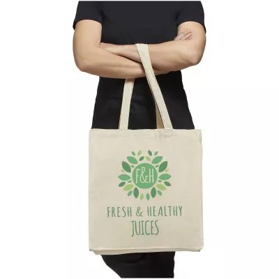 Torba bawełniana 220 g/m², 38x8,5x41cm Odessa, z dnem i z bokami - Niebieski (12013508)