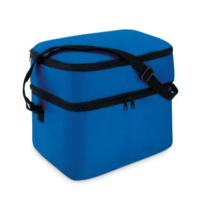 Torba termiczna z 2 przegrodami z poliestru 600D CASEY - Niebieski (MO8949-37)