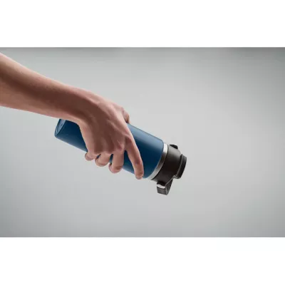 Butelka termiczna ze słomką 500 ml SUMA GRIP - Francuski Granat (MO2775-85)