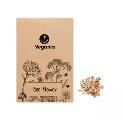 Nasiona kwiatów miododajnych w kopercie SEEDLOPEBEE - Bezowy (MO6501-13)