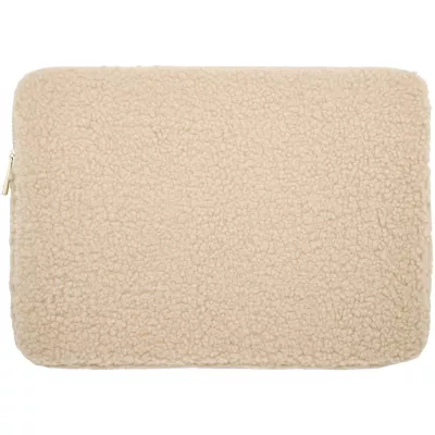 Bear 13-calowe etui sherpa na laptopa z recyklingu z certyfikatem GRS, o pojemności 2 l - Piasek pustyni (12077506)