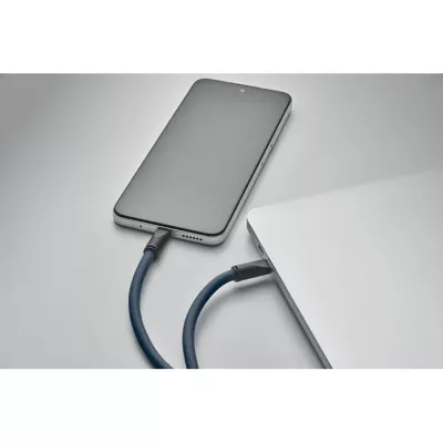 Smycz do telefonu z kablem 60W USB-C COCHARGE - Francuski Granat (MO2618-85)