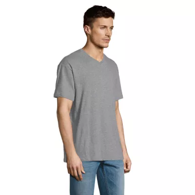 Koszulka męska V-neck 150 g/m² Sol's VICTORY - Szary Melanż (S11150-GM)