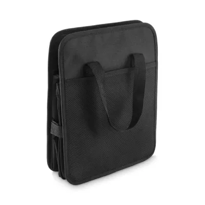 Organizer samochodowy składany z RPET ORGANIZER COOL - Czarny (MO2956-03)