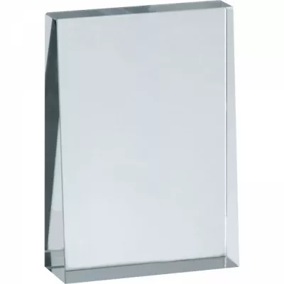 Szklany blok trofeum LYDIA - przeźroczysty (2750466)