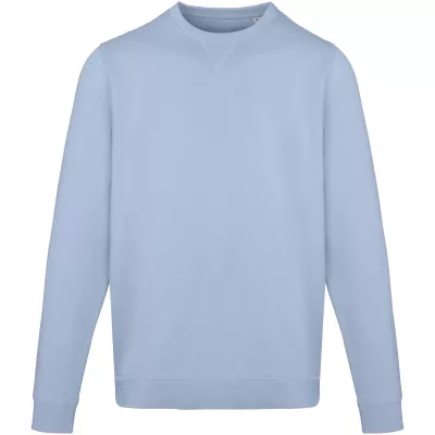 Jasper organiczna bluza unisex z recyklingu o gramaturze 280 g/m² z okrągłym dekoltem i certyfikatem OCS - Niebieski mgła (39561-MISTBLUE)