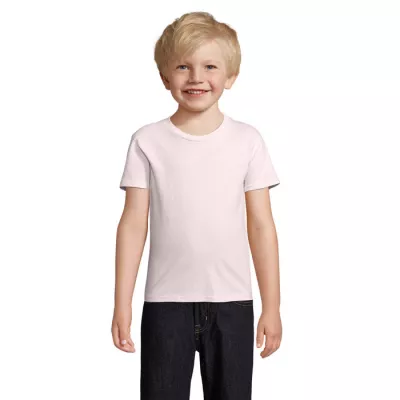 Koszulka organiczna 150 g/m² Sol's CRUSADER KIDS - Pale Pink (S03580-PP)