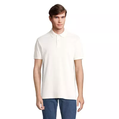 Koszulka polo męska z czesanej bawełny Sol's PACIFIC - Off-White (S04439-WW)