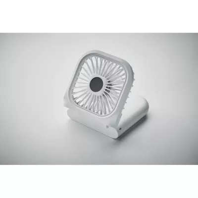 Wentylator składany z powerbankiem 3000 mAh STANDFAN - Bialy (MO2123-06)