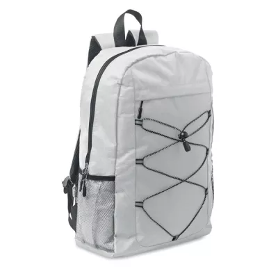 Plecak RPET 600D ze sznurkiem HIGE - Bialy (MO2491-06)