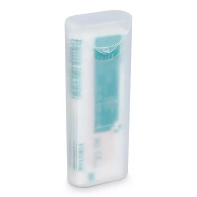 Pudełko z 10 plastrami z polietylenu (70 × 18 mm) - biały (LT90319-N0001)