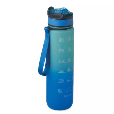 Butelka sportowa RPET 1000 ml ze słomką ACTIVATE - Niebieski (MO2489-37)