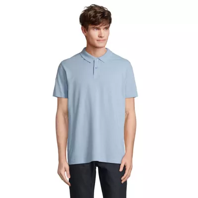 Koszulka polo unisex z czesanej bawełny Sol's PULSE - Sky Blue Pique (S04502-SP)
