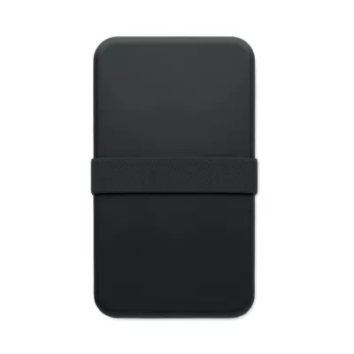 Lunchbox z PP z gumką 750 ml BRUSS - Czarny (MO2678-03)