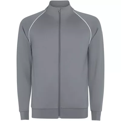 Męska bluza Valier z zamkiem błyskawicznym na całej długości - Szary (R0437-GREY)