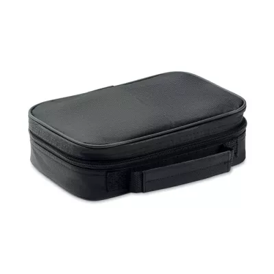 Zestaw do gry w bule w etui z poliestru OTHO - Czarny (MO8633-03)