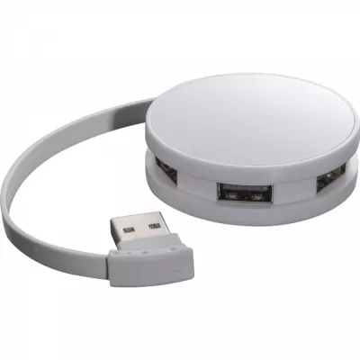 Rozgałęźnik USB SUSAN - biały (2065906)