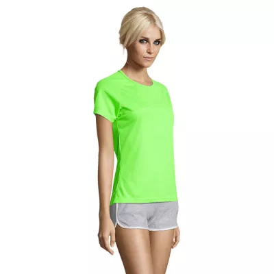 Koszulka sportowa damska 140 g/m² Sol's SPORTY WOMEN - Neon Green (S01159-NG)