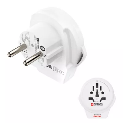 Adapter podróżny Skross for Hama USB - biały (VH049-02)