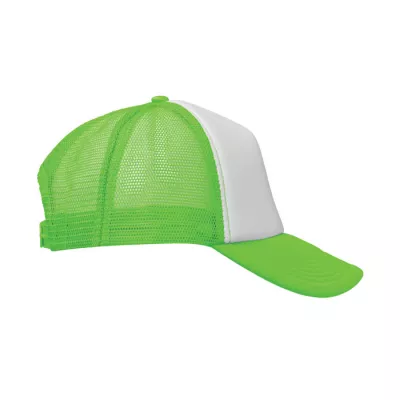 Czapka trucker 5-panelowa 150 g/m² BUBBLE - Fluorescencyjny Zielony (MO2269-68)