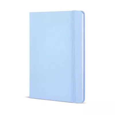 Notatnik A5 z tworzywa PU z kartkami FSC - pastelowoniebieski (LT92066-N0016)