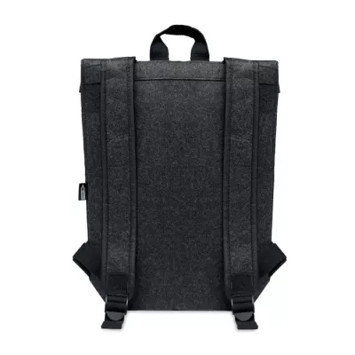 Plecak z filcu RPET z przegrodą na laptop INDICO PACK - Kamienny Szary (MO6456-15)
