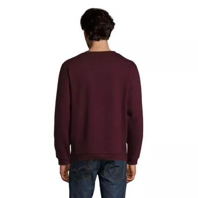 Bluza męska z okrągłym dekoltem 260 g/m² Sol's SPIDER - Oxblood (S01168-OX)
