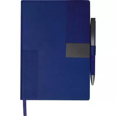 Notes A5 w linie z długopisem MERSIN - granatowy (562044)