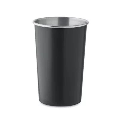 Kubek ze stali nierdzewnej z recyklingu 350 ml FJARD - Czarny (MO2063-03)