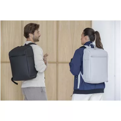 SMART plecak na laptopa 15” wykonany z materiałów z recyklingu (certyfikat GRS), o pojemności 18 litrów - Czarny (13015390)