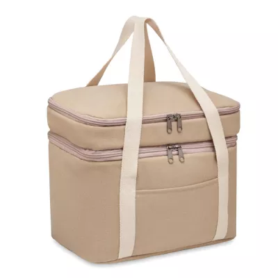 Torba termiczna z 2 przegrodami 320 g/m² KECIL TOP - Bezowy (MO6868-13)